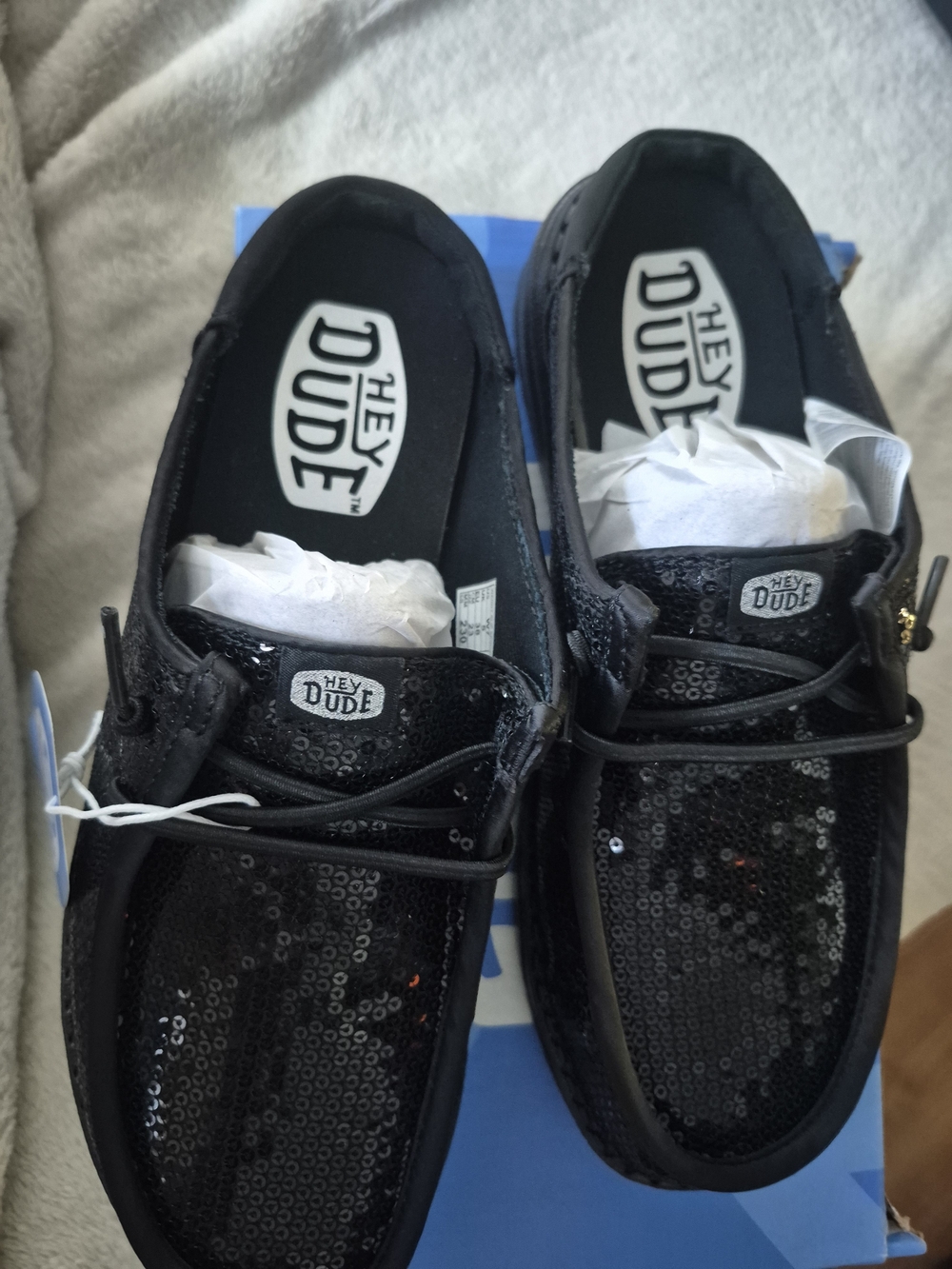WEN Black Sequin Kids Sneakers